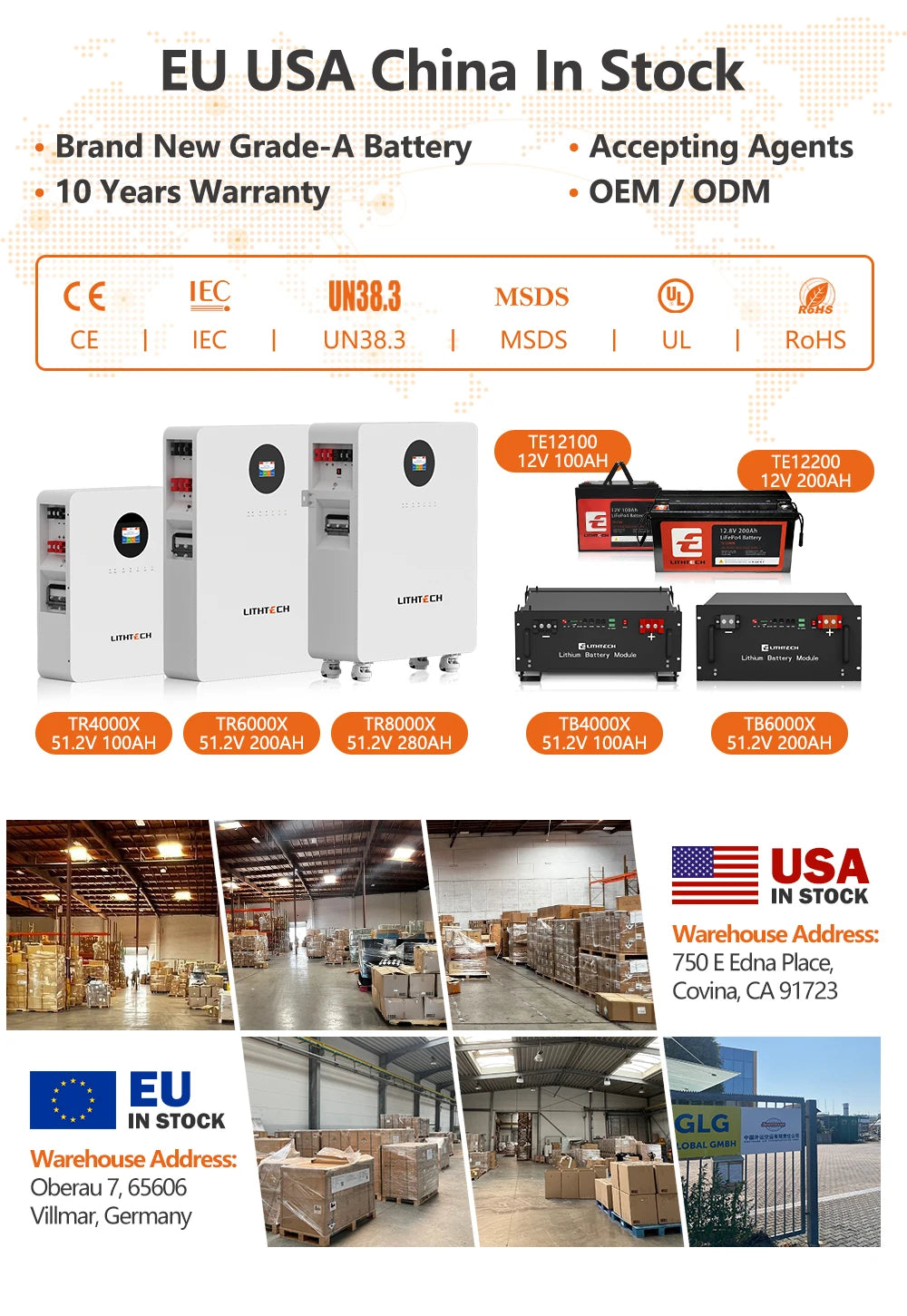 200A BMS 314Ah 12.8V LiFePO4 Battery Backup 12V Lithium Iron Phosphate Energy Storage Battery 8000+ Times Lifepo4 Custom Battery