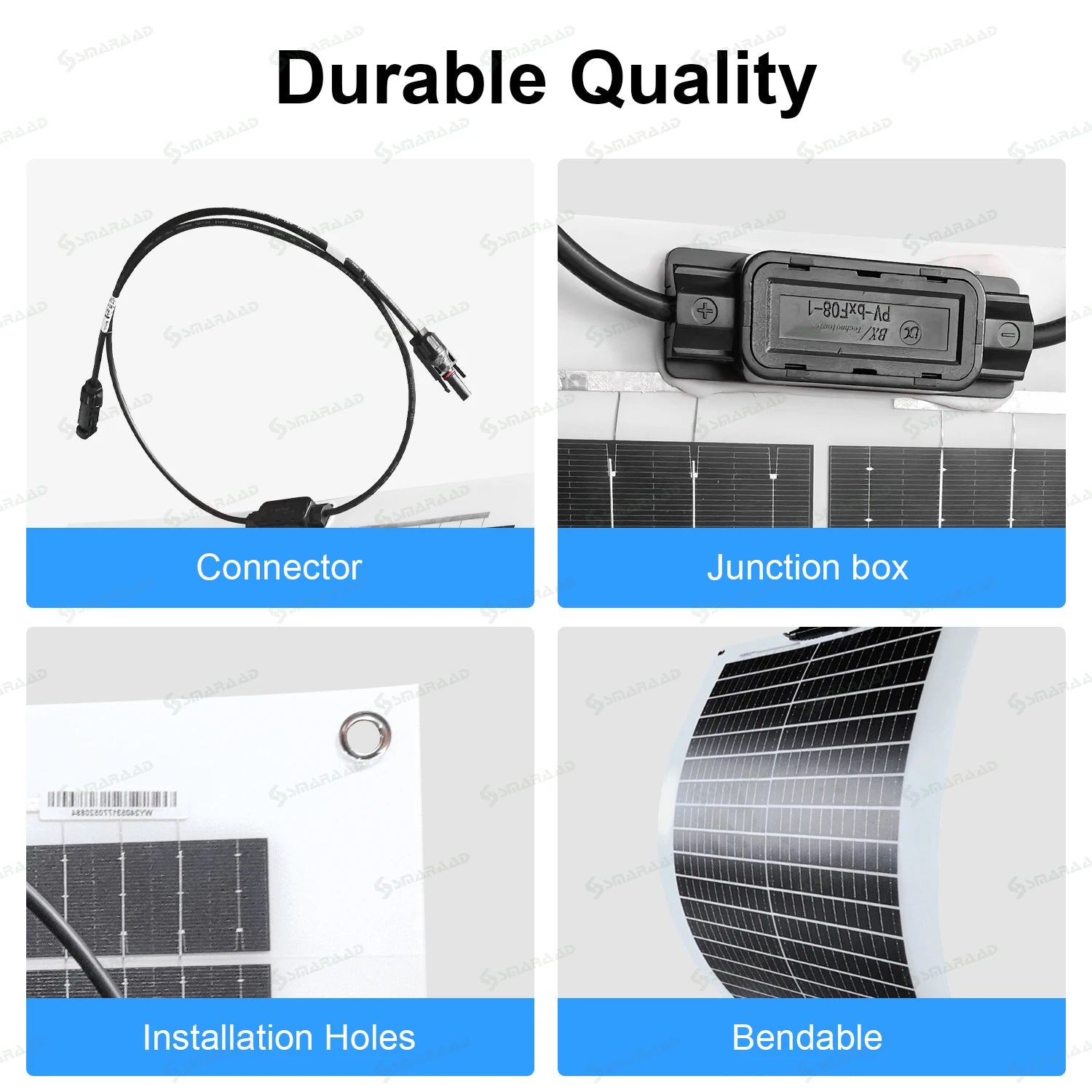 Us Stock 200W Flexible Solar Panel 100W 2 Pieces Solar Controller and Cable Set for Camping Trips Waterproof  Mono Solar Panel PRIME RJ SOLAR PH