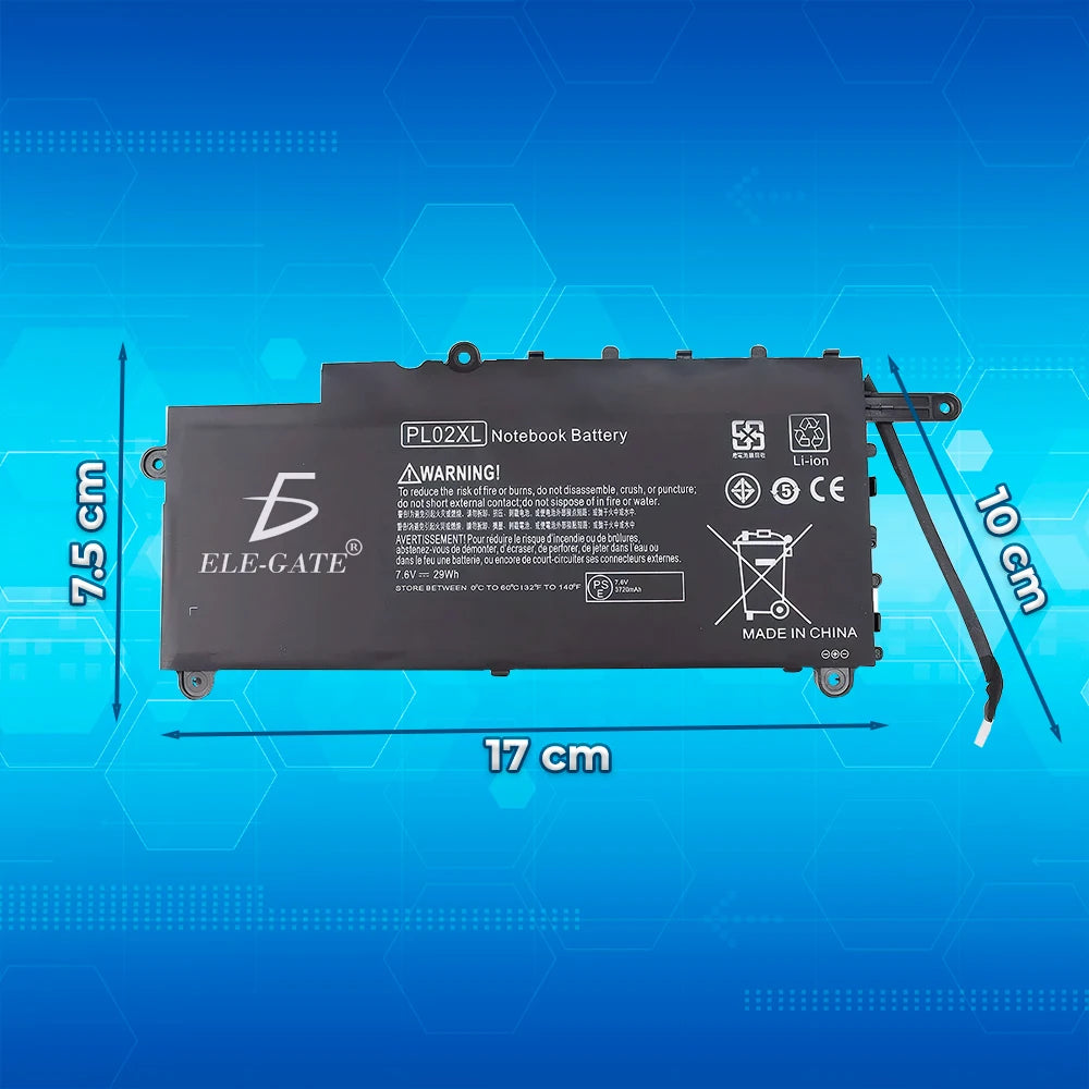 HP Pavilion 11-n x360 PL02XL Compatible 7.4V 29Wh Lithium Ion Battery Pack