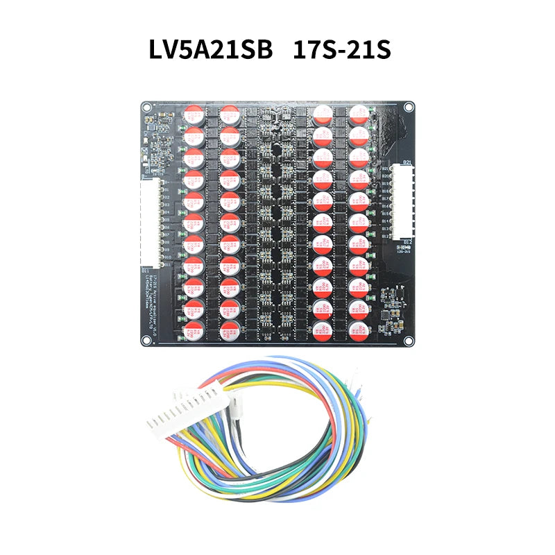 LVNOON 5.5A Active Equalizer Board LV5A21SB for NCM Li-onLifepo4 LTO Lithium Battery 5mV Precision 17S-21S 72V