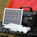 High Quality 5V/12v 15w Rechargeable Lithium Battery Led Solar Energy Kit With USB Port  2 Pcs 2W LED Bulbs PRIME RJ SOLAR PH