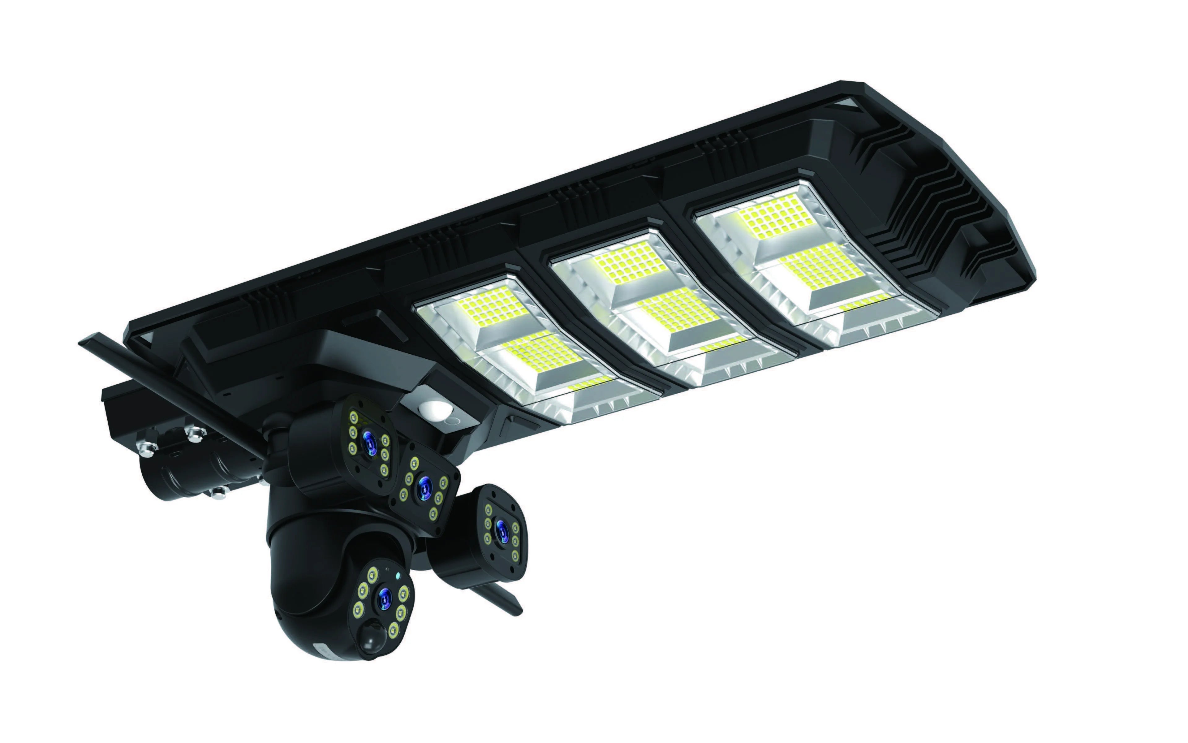 High Power 450W Solar CCTV Street Light Waterproof LED Outdoor Wireless Camera with Motion Sensor and Remote Control