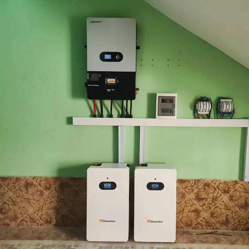 Complete Set Solar Energy Power Storage System 5000W 3KW 6KW 8KW 10KW Hybrid Solar Panel Electric Power Generation Kit