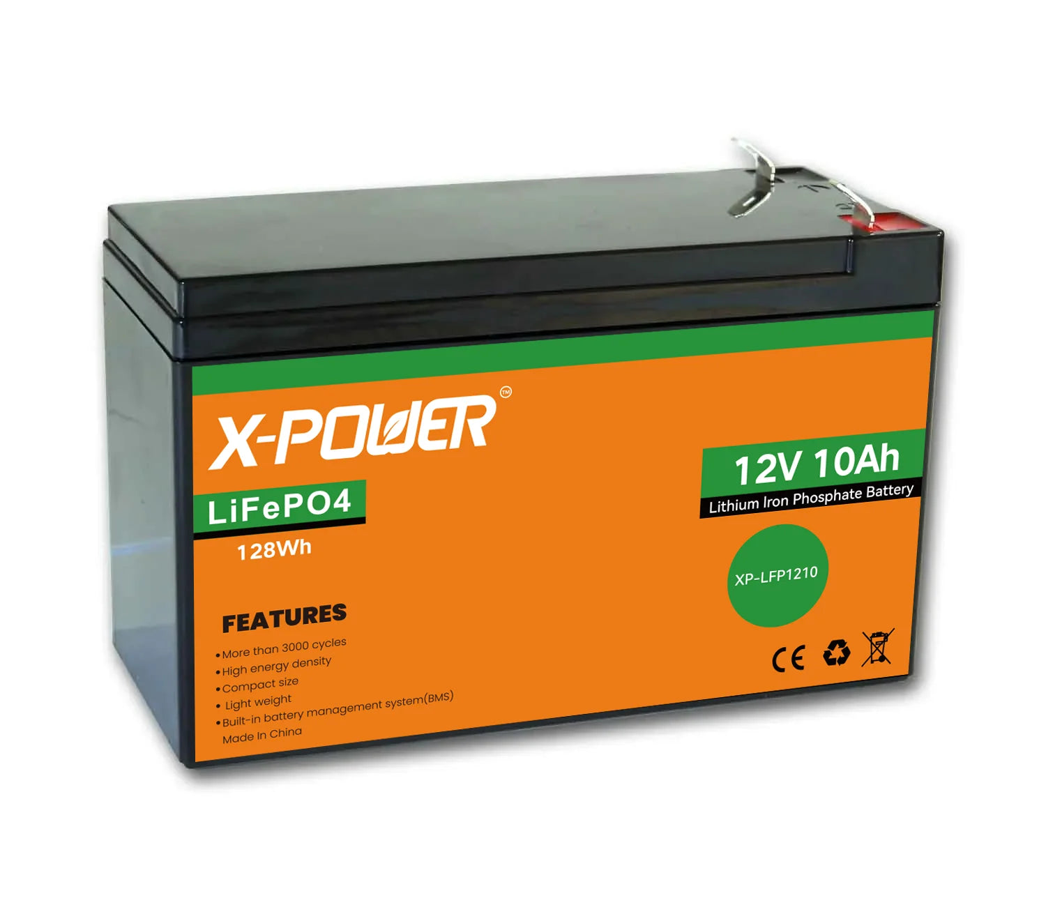 US  Stock Hot Sale  LiFePO4  Battery 12V 7/10/12/20Ah 5-year Lifespan  Built-in BMS Toys Cars  Small UPS Lighting  Backup Power