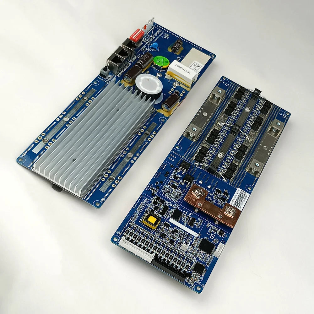 For 24V/48V 50A 16S Smart Solar Lithium Ion Lifepo4 BMS Battery Management System CANBUS/RS485 Communication Cell Temperature