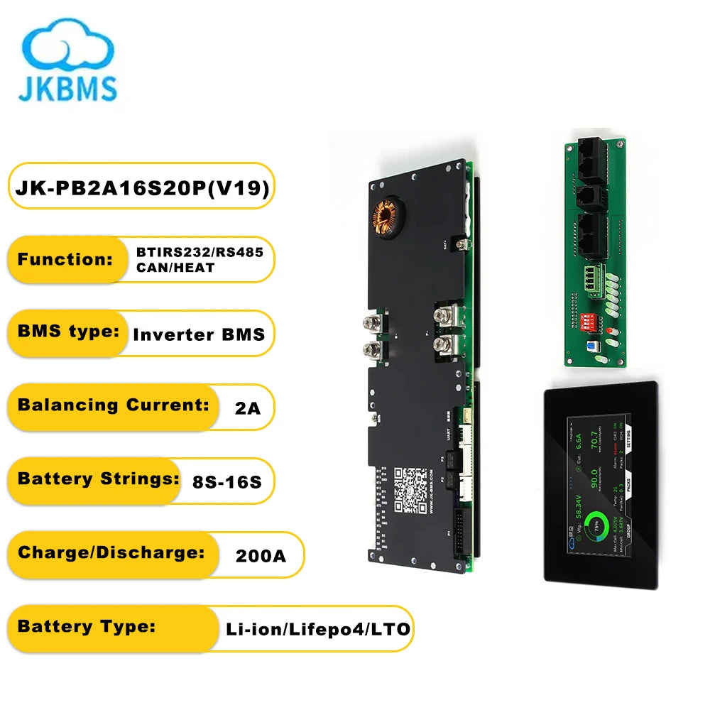 Free Shipping Eu Stock Jkess 6u Battery Box with Jk Bms 200a 16Kwh 51.2V LifePO4 Jk ess DIY Kit 314Ah 48v Lifepo4 Battery Box PRIME RJ SOLAR PH
