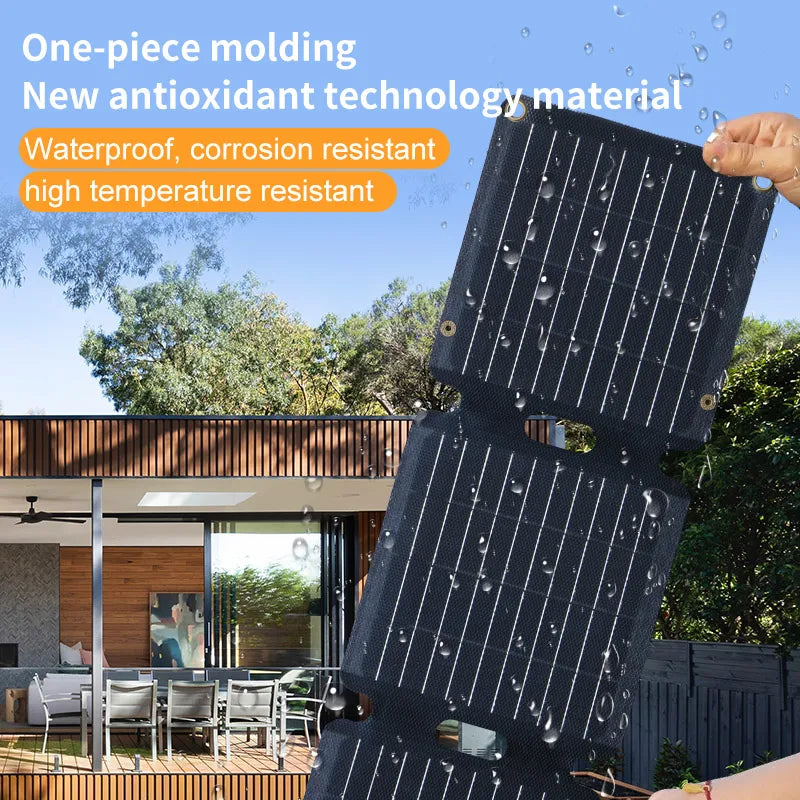 Eu Hot Selling Foldable Flexible 21w 30w 60w Waterproof Energy Storage Foldable Solar Panels Portable Solar Panel