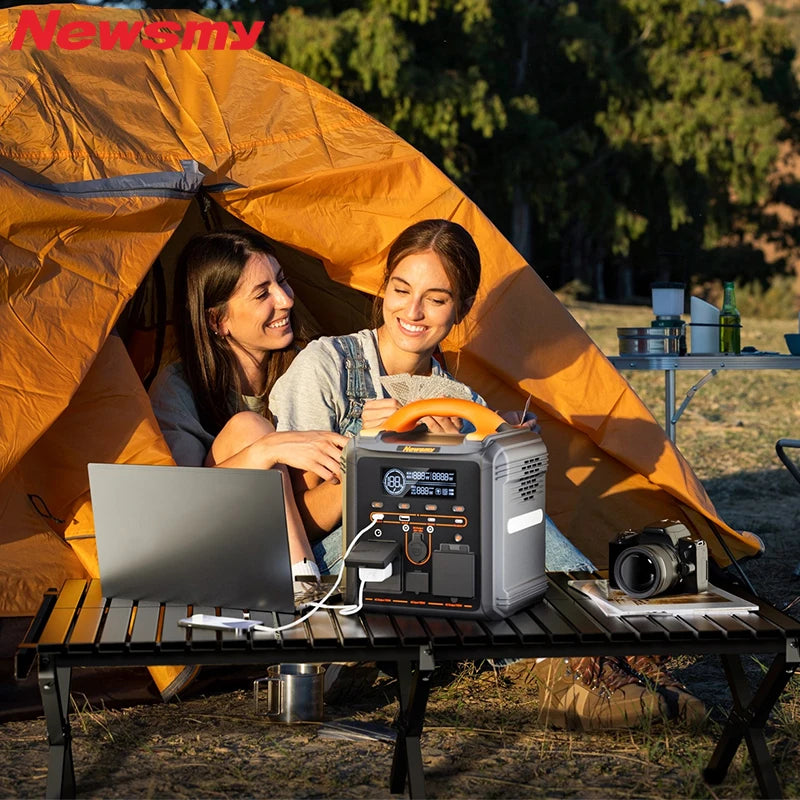 Newsmy Free Energy Generator 700w Solar Panel Outdoor Camping Solar Portable Power Banks Power Station Energy Storage Battery PRIME RJ SOLAR PH