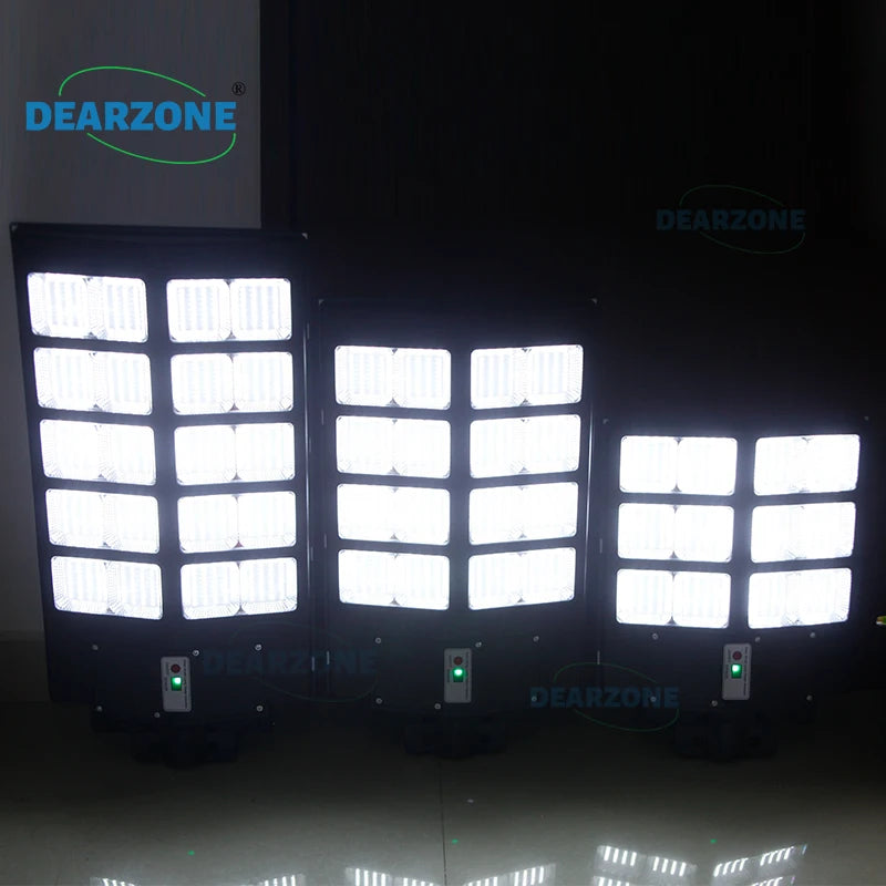 DEARZONE All-in-One Solar Street Light 100000 Lumens LED Garden Lamp Waterproof Outdoor CE 2-Year Warranty