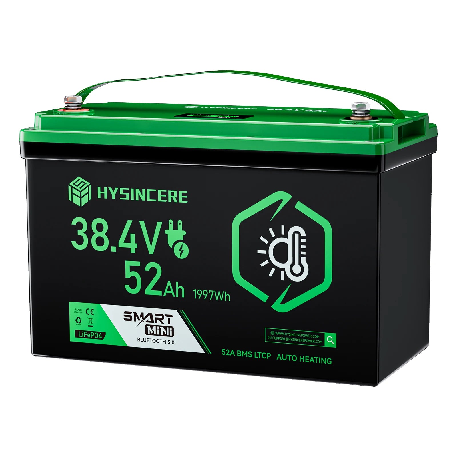 HYSINCERE 12v 12.8v 50ah 100ah 150ah 200ah 280ah 300ah Lithium Battery Rv Cars Solar Battery Portable Power Grade a Battery
