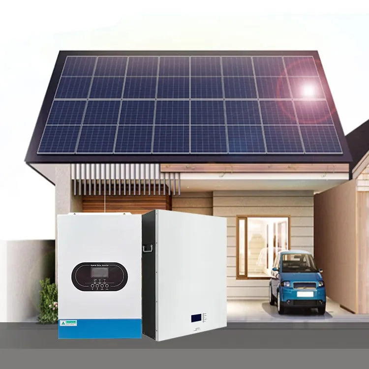 Off-grid 5kw Home Solar System 15kw off Grid Hybrid Solar Power System 5kw