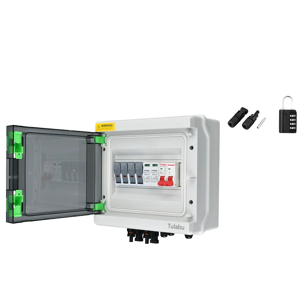 Efficient DC500V 1IN 1 Out Photovoltaic Combiner Box for Solar Power Systems Power Distribution Equipment