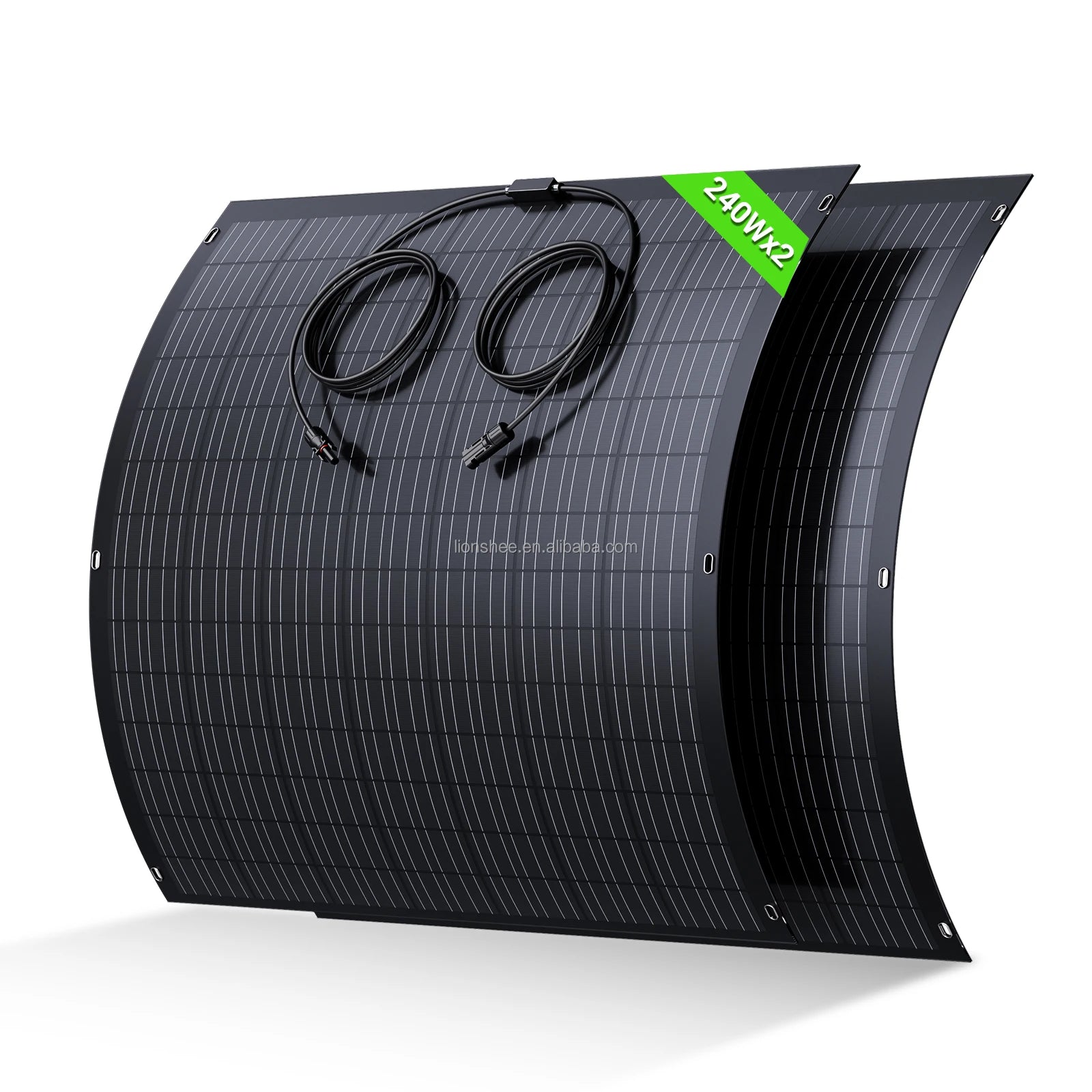 Germany Local Warehouse 240W Soft Solar Panel IP67 Waterproof Portable Flexible Solar Panel 240 Watts (2pcs Set) PRIME RJ SOLAR PH