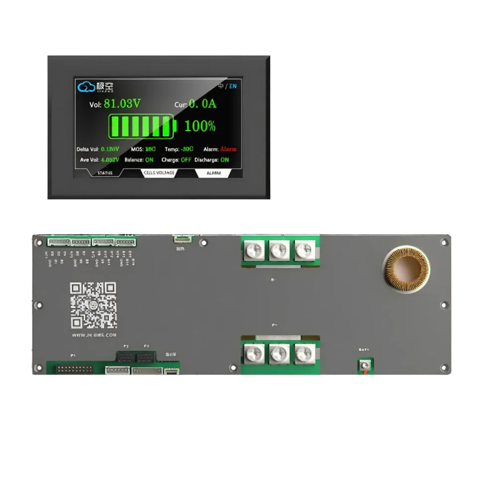 JK-PB1A16S20P JK BMS V19 PCBA Lithium Battery Lifepo4 TPO BMS with 16S 48V 200A Battery Management System