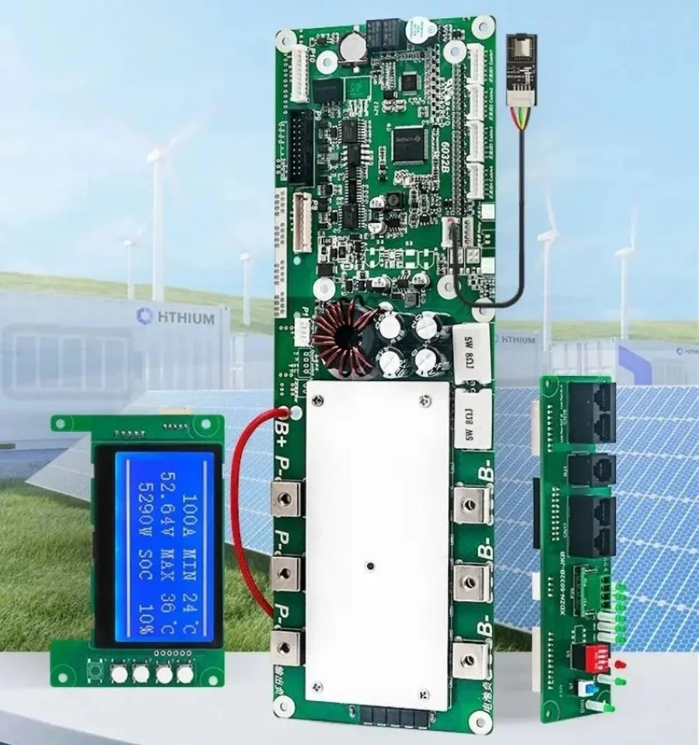 XINRONG XR04 48V 280Ah 302Ah 304Ah 310Ah 15kW LiFePO4 Solar Energy Storage Battery Box DIY Kit SmartBMS LCD CAN 485 BT