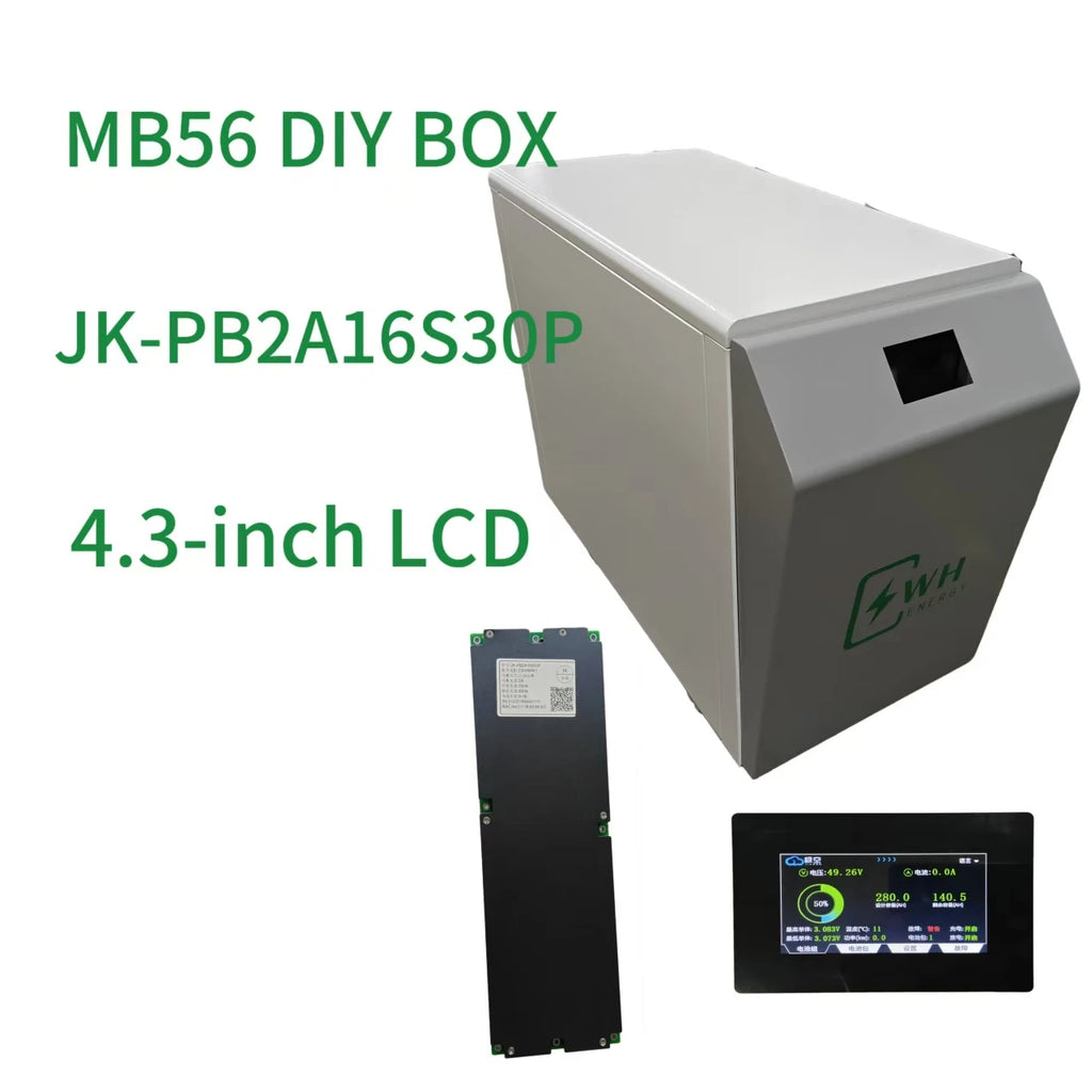 V19 JK BMS 16s20p+LCD LiFePO4 Battery Management System 100A 150A 200A 300A JK-PB2A16S30P V19 LCD