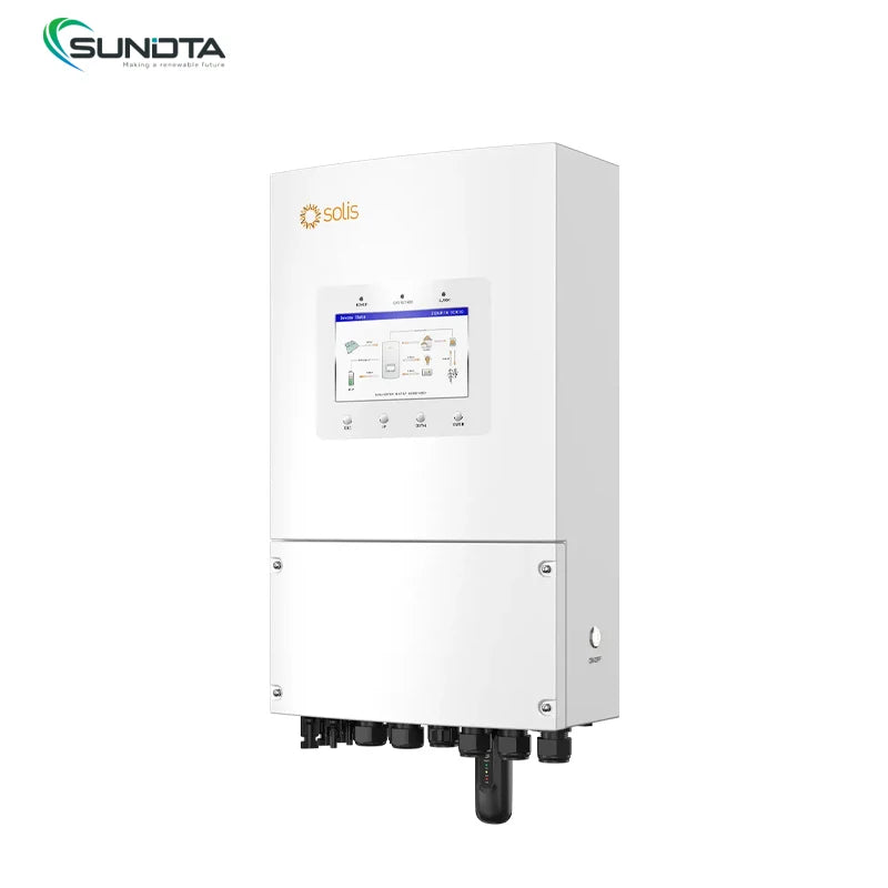 Solis S6-EH1P Series 3-8kW Hybrid Solar Inverter for Home Energy Storage System IP66