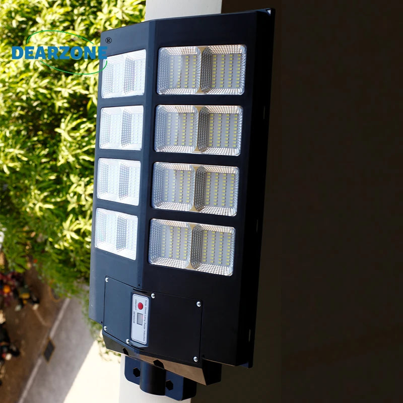 DEARZONE All-in-One Solar Street Light 100000 Lumens LED Garden Lamp Waterproof Outdoor CE 2-Year Warranty