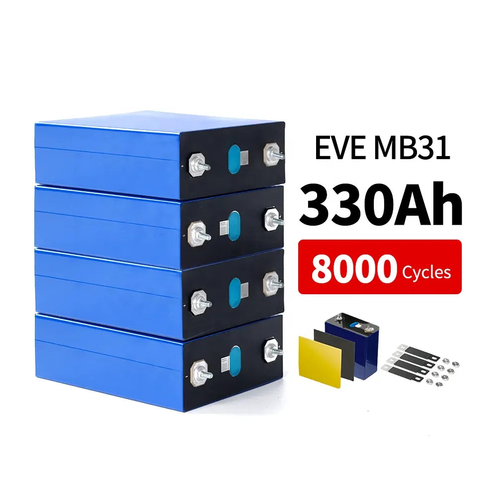 2026 Grade a EVE MB31 314Ah 8000 Deep Cycles 51.2V 600ah 1000ah Battery Pack 16kwh 30kwh 50kwh Home Storage Solar Energy Houston