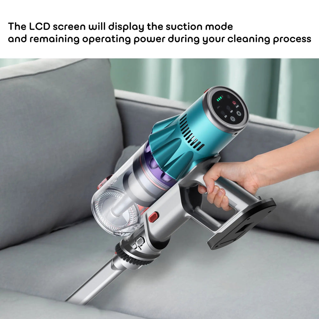 Portable 3-in-1 Cordless Vacuum Cleaner Powerful Cyclone Rechargeable Wireless Stick Handheld for Home Carpet Pet Hair Electric