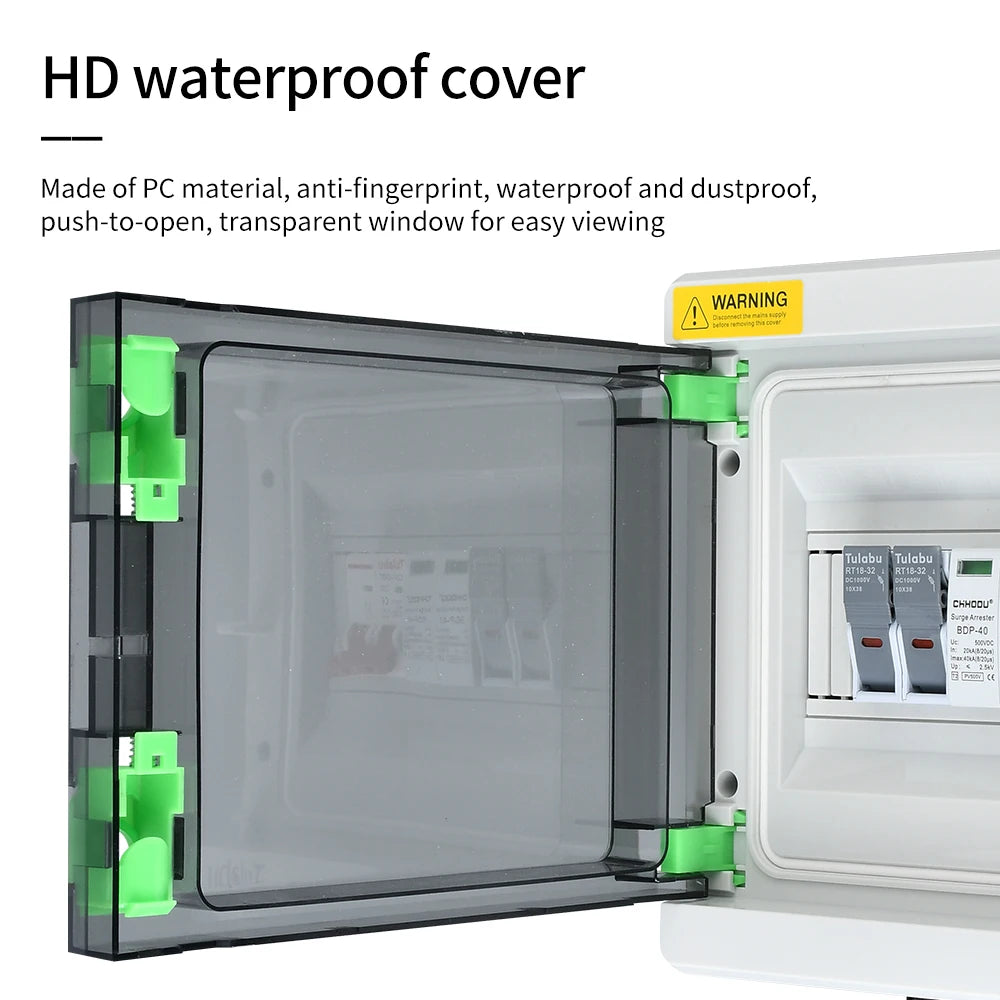 Efficient DC500V 1IN 1 Out Photovoltaic Combiner Box for Solar Power Systems Power Distribution Equipment