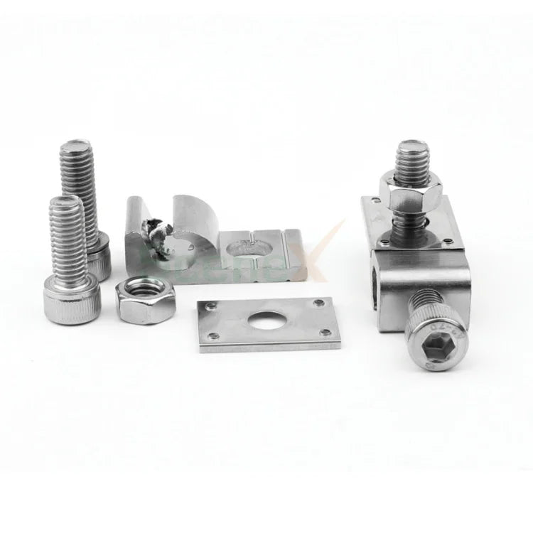 Aluminum Earthing Kit with Solar Grounding Lugs Solar Bracket Components for Efficient Solar Panel Mounting