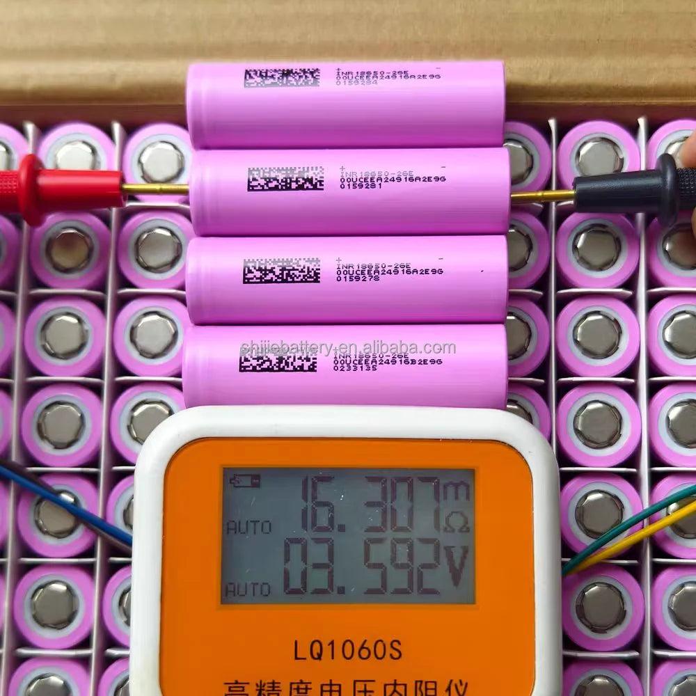 Hot Sale DMEGC Grade 18650 26E 2600mah Lithium Ion Cylindrical Batteries Cheap Price 1000 Cycles 3C 5C Rechargeable Ion Battery PRIME RJ SOLAR PH