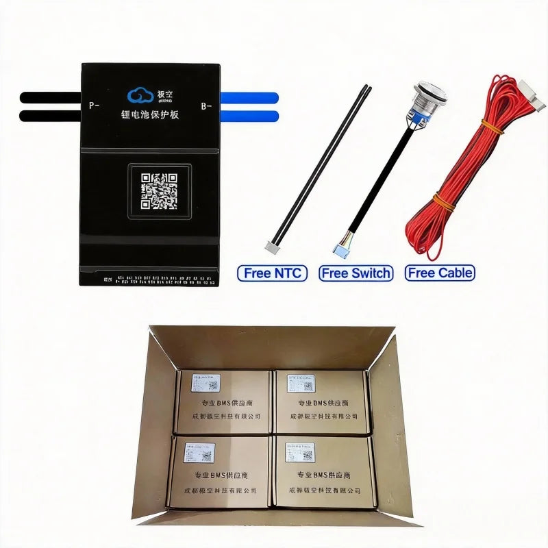 JK Smart BMS 8S-24S 150A 1A Active Balance JK-B1A24S15P Built-In  for Li-Ion LiFePO4 LTO Battery Management System