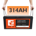 200A BMS 314Ah 12.8V LiFePO4 Battery Backup 12V Lithium Iron Phosphate Energy Storage Battery 8000+ Times Lifepo4 Custom Battery
