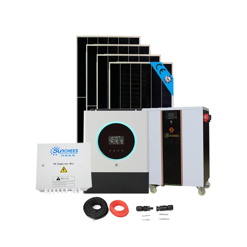 Solar Power Hybrid System 10KVA for Home Use