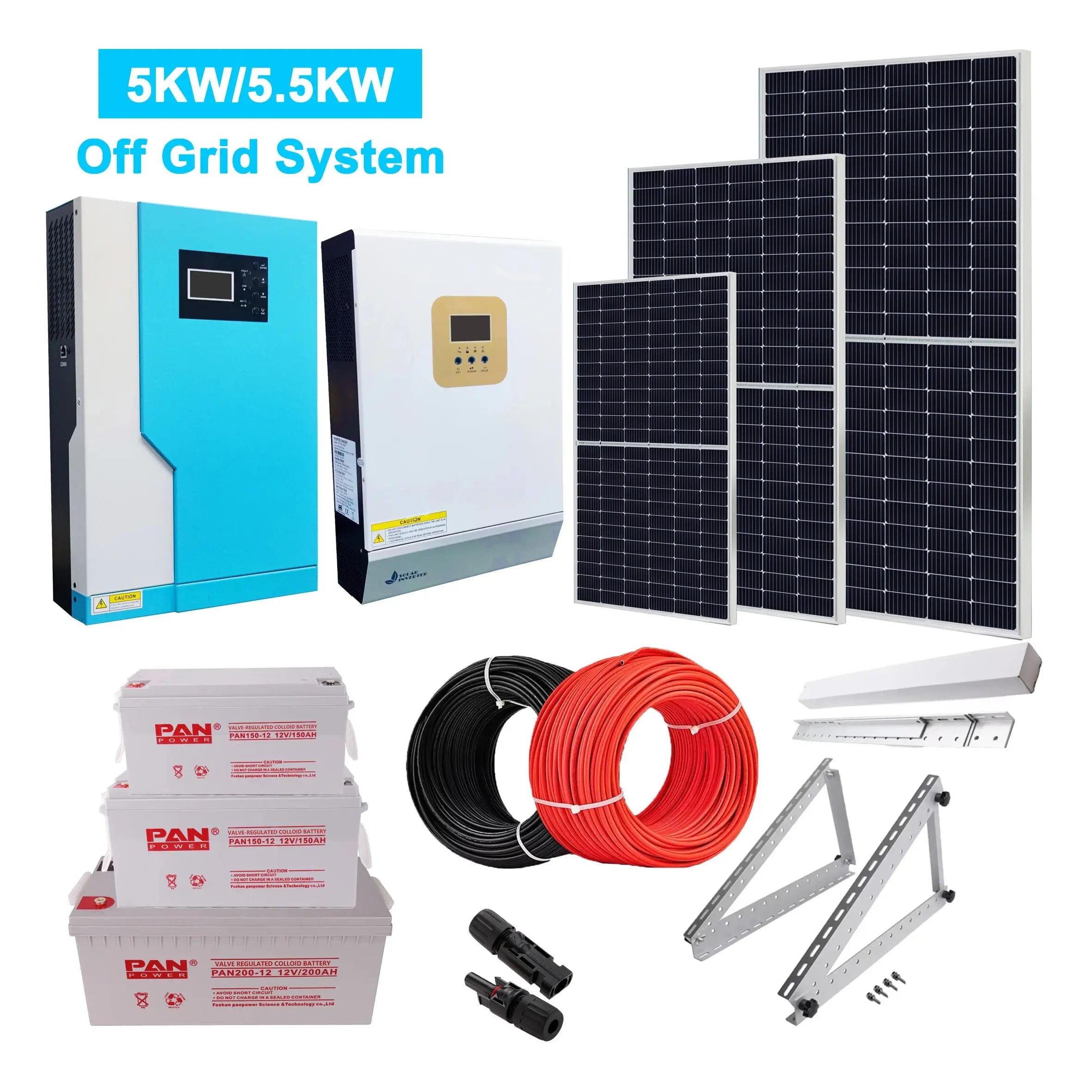 Off Grid Solar Home System 5KWH 5500W PRIME RJ SOLAR PH