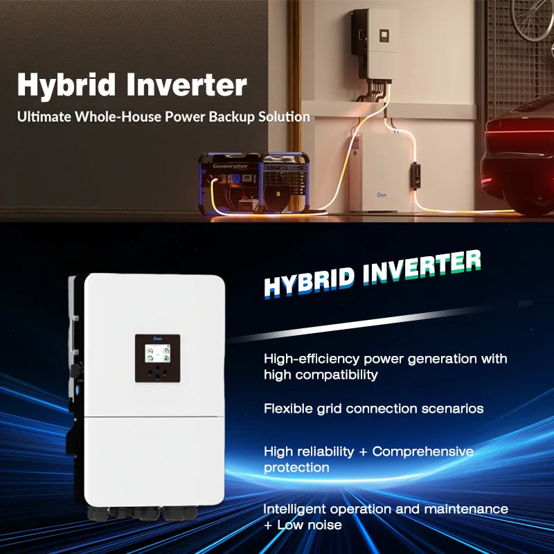 3kW Low Voltage Hybrid Inverter Ginfong S6-EH1P 3K-L-PLUS Single Phase with Solar Battery Grid IP66 Cloud Monitoring PRIME RJ SOLAR PH