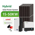 US Jinko Panel Hybrid Solar System 5Kw 10Kw 20Kw 30Kw Complete Solar Panels Kit with Battery and Inverter Solar Energy System PRIME RJ SOLAR PH