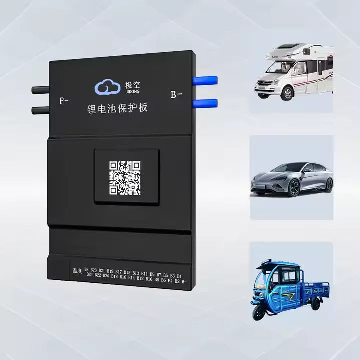 jkbms B2A24S20P With 2A Balance Current 8S 12S 13S 14S 16S 17S 20S 24S Smart JK Bms 200A 300A Lifepo4 Li-Ion Battery jk b2a20s20