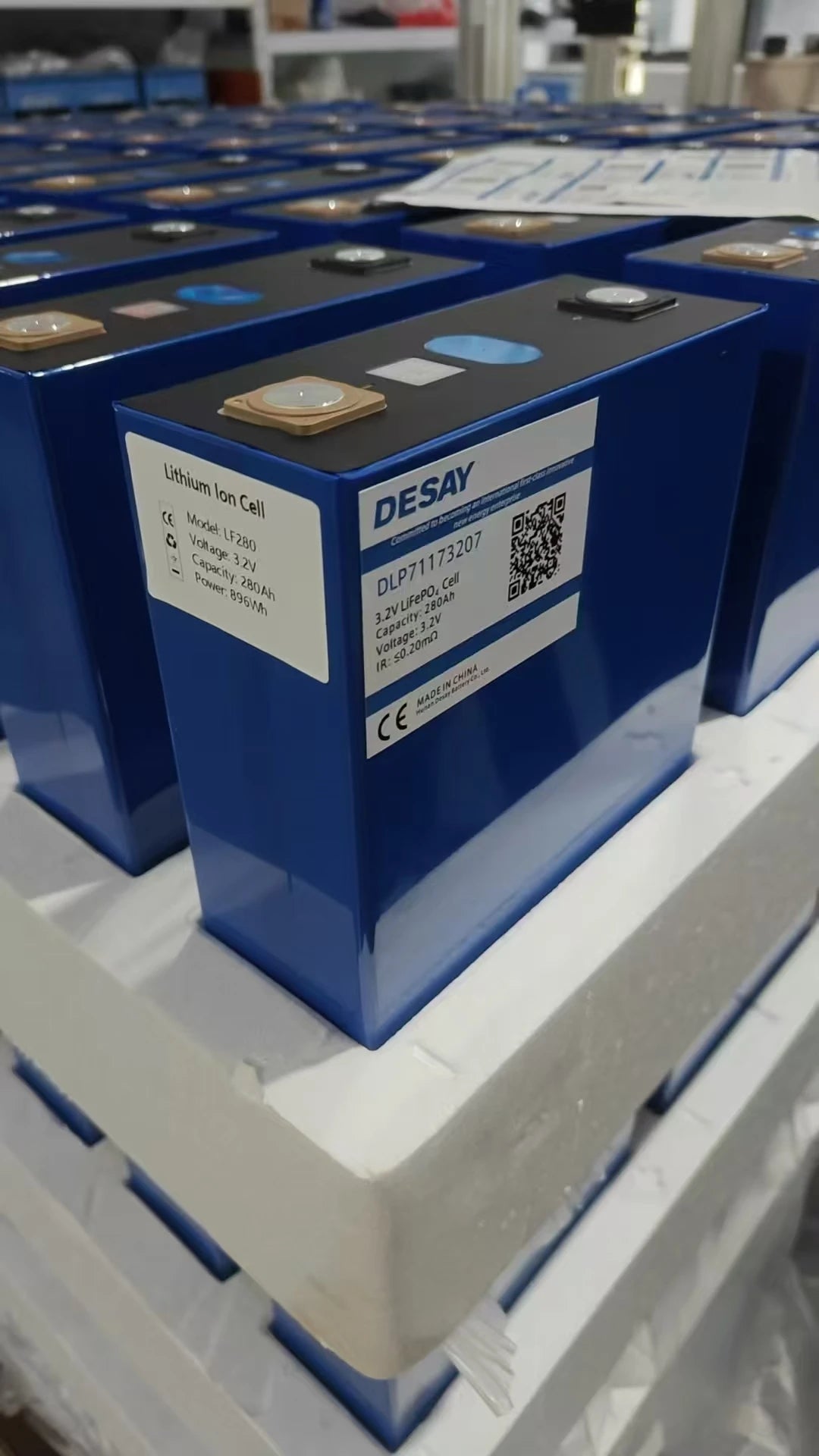 EU Stock DIY 48V 51.2V 280AH 314AH Lifepo4 Battery JK BMS 200A Neutral 306AH 48v Lifepo4 306AH Box 51.2V Battery Box Battery PRIME RJ SOLAR PH