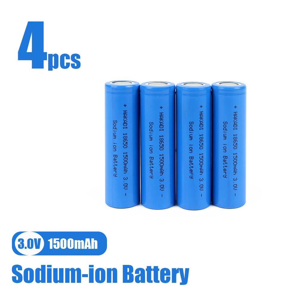 Free Shipping !18650 3V 1500 12c Rechargeable Sodium-Ion Batteries 12C High Rate Cell for Electric Scooter Bike One Is Free Ship PRIME RJ SOLAR PH