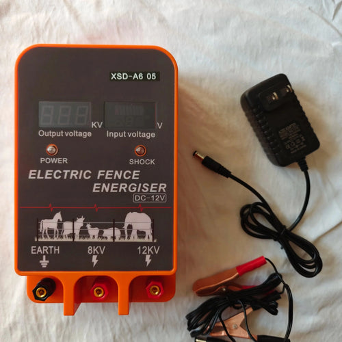 10 KM Fence Charger Electric Fence Energizer for Livestock