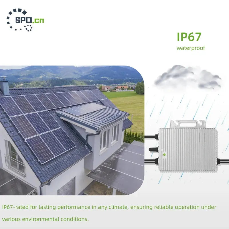 Solar MPPT Micro Inverter 700w 1000W Single Phase Ip67 Waterproof Solar Panel Microinverter Micro Inverter PRIME RJ SOLAR PH