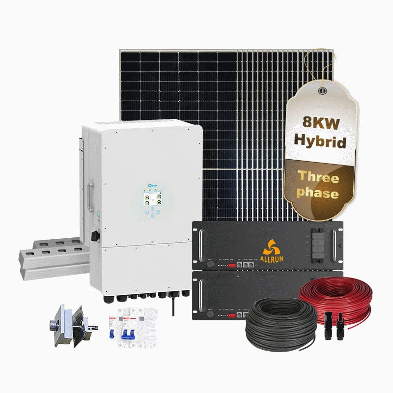 10years Warranty Smart App Complete Unit Industrial 6KW 25KW Deye Inverter10kw Solar Energy System Hybrid 5KW Solar Kit for Home PRIME RJ SOLAR PH