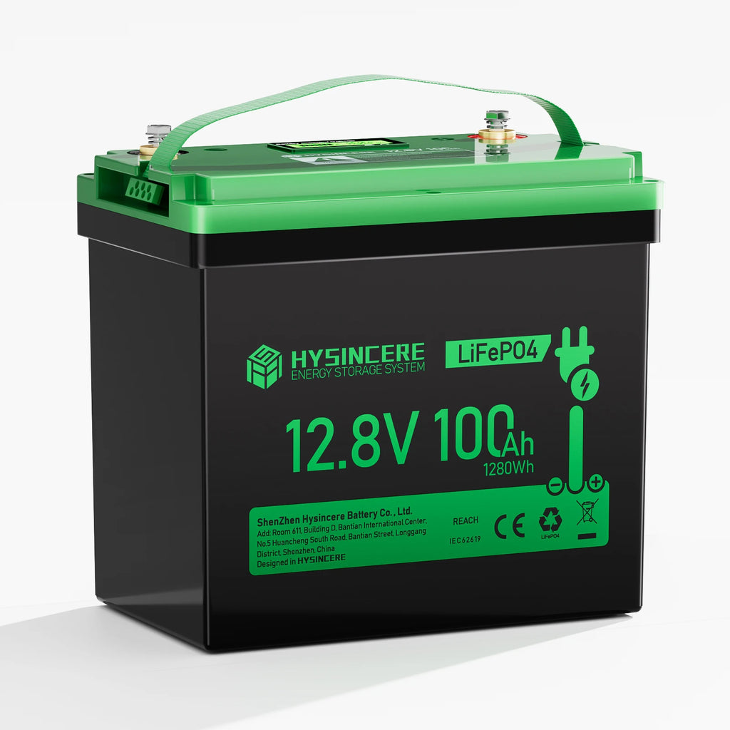 Mini Battery Pack 12.8V 100Ah 6000 Cycles Lithium Battery for RV Trolling Motor Yacht Camping
