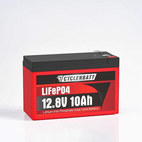 12V 10Ah Deep Cycle Battery BMS 5-Year Warranty Waterproof LiFePO4 Battery for Power Wheels Fish Finder UPS Solar Battery PRIME RJ SOLAR PH