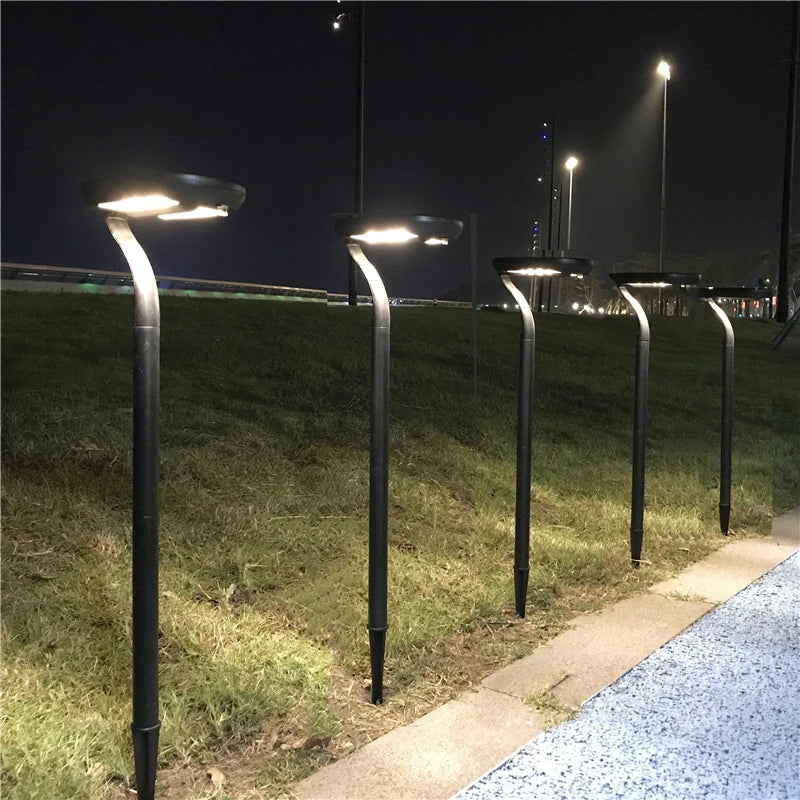 KPSUN 2-Pack LED Solar Garden Lights Outdoor Waterproof Landscape Lighting Pathway Patio Yard Lawn Decoration CE RoHS 1-Year Warranty
