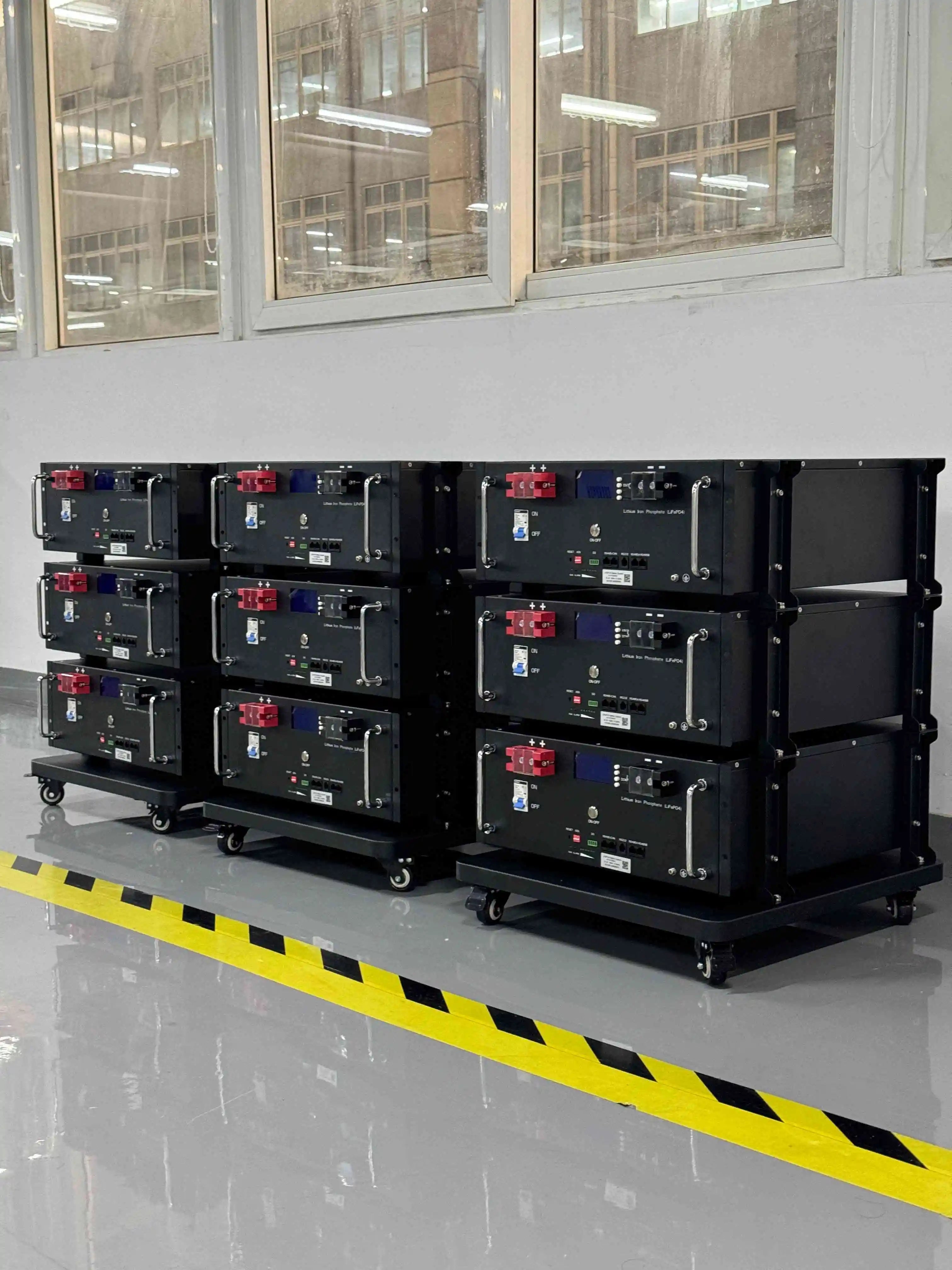 51.2V 100Ah Lithium Iron Phosphate Battery BMS 5kW 5kWh 10kWh 15kWh Server Rack LiFePO4 Solar Home Energy Storage Battery PRIME RJ SOLAR PH