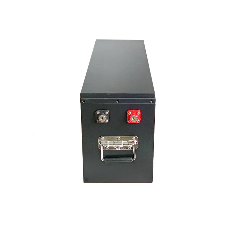 N Rectangular Li-Ion Prismatic Battery Holder Box Bracket Metal Durable Movable ROHS Certified Customizable Black Model QHY-05 PRIME RJ SOLAR PH