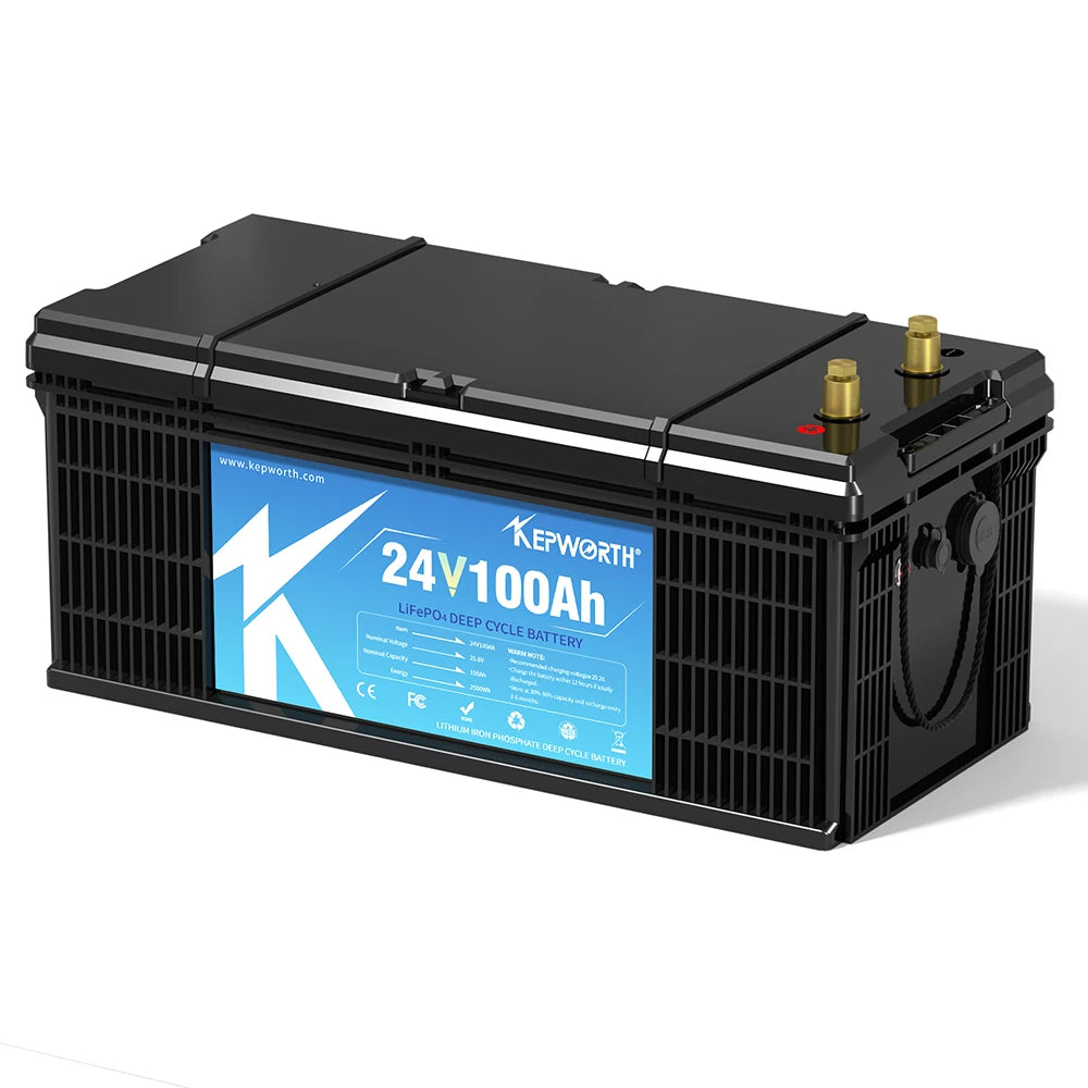 US Stock Free Shipping Kepworth 24v 60Ah 100ah 150Ah 200Ah Lithium Battery 24v 300ah Lithium Batteries Lifepo4 24v