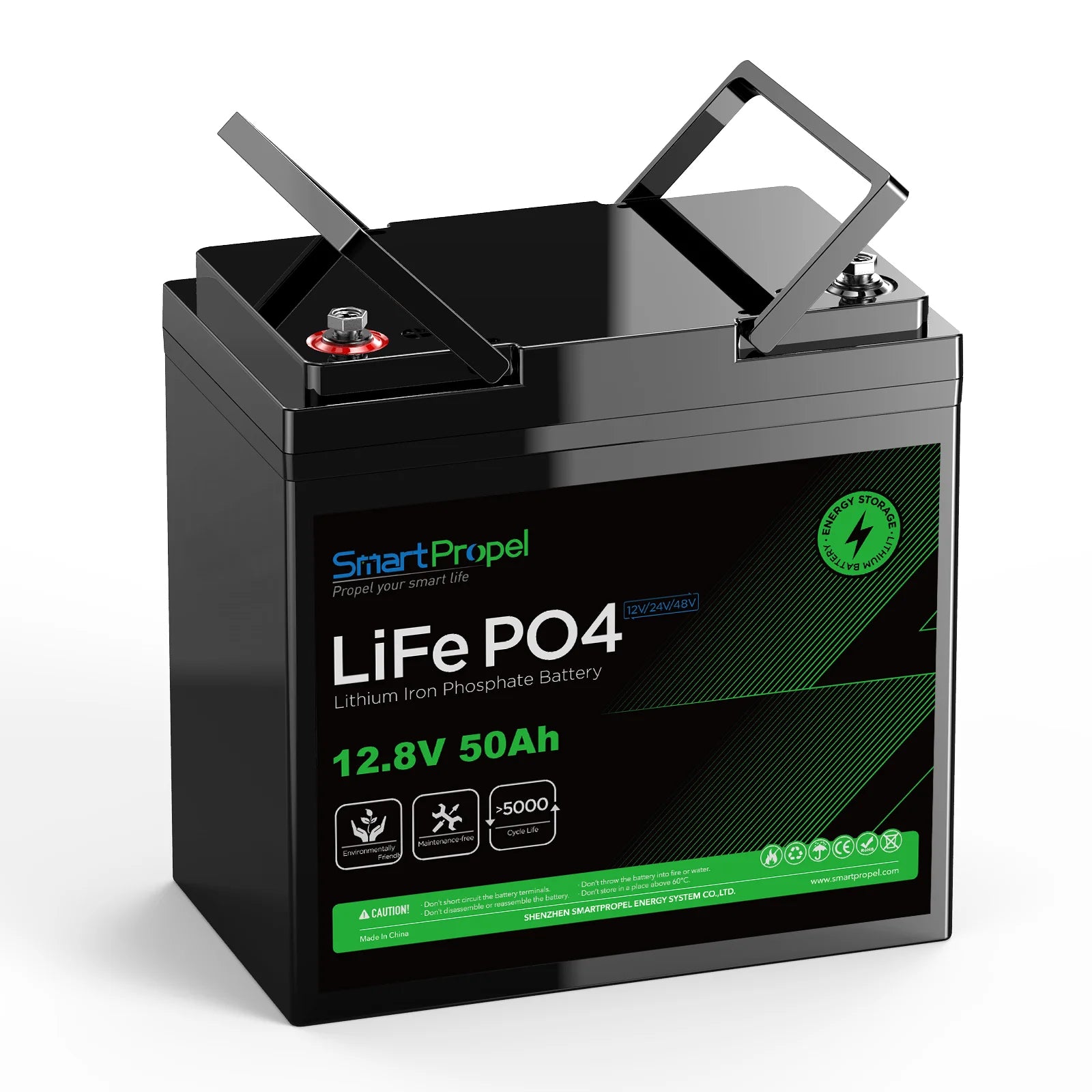 Rechargeable 12V 50Ah 640wh Lithium Ion Batteries Pack 12.8v 25.6v 50ah 100ah Lithium Iron Phosphate Battery Trolling Motor