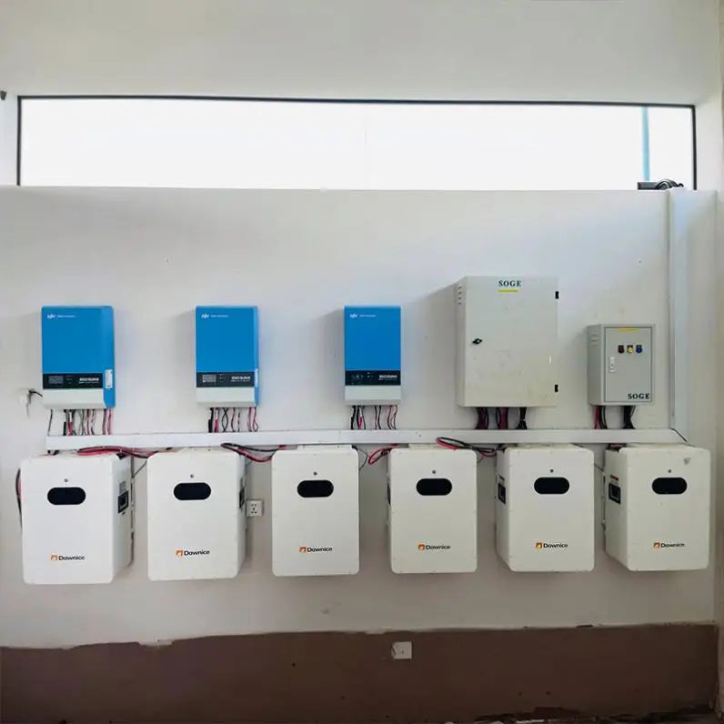 Complete Set Solar Energy Power Storage System 5000W 3KW 6KW 8KW 10KW Hybrid Solar Panel Electric Power Generation Kit