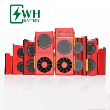 Smart BMS 4S 12V/8S 24V/16S 48V 40A LiFePo4 Active Balance BMS Bulit-in BT/LCD  CAN RS485 Lifepo4 Bms