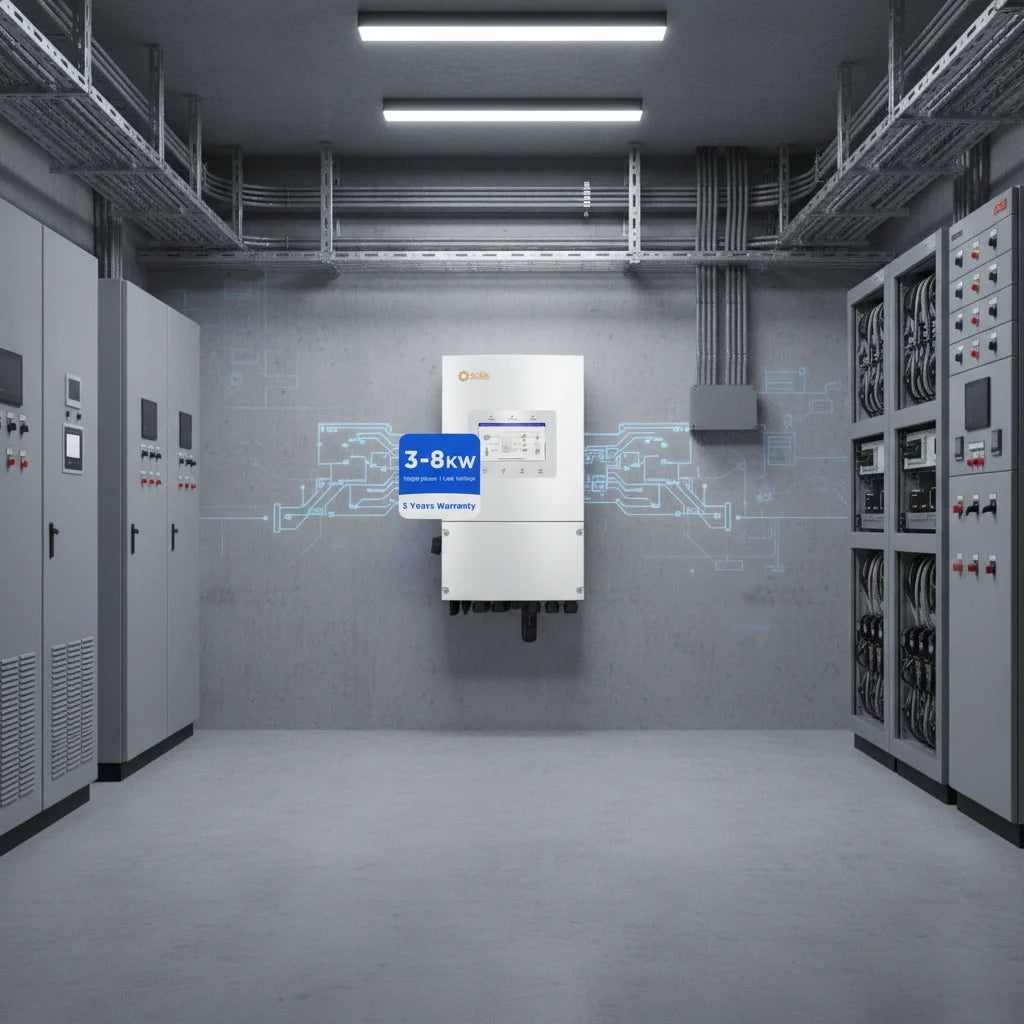 Solis S6-EH1P(3-8)K-L-Plus 3-8kW Single Phase Hybrid Inverter for Grid Support