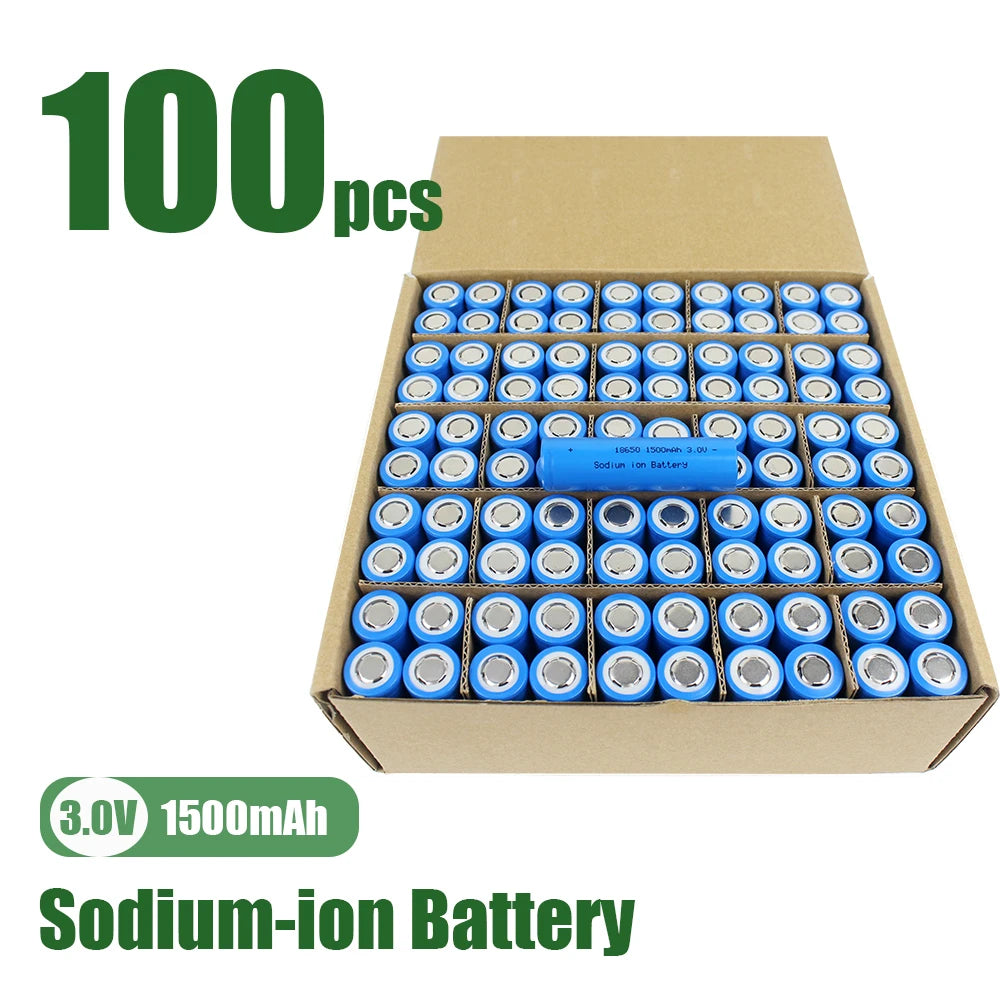 Free Shipping !1500mah Sodium Ion Battery 3V1.5AH Power Module Fast Charge with Good Temperature Range SIB Battery for Diy Pack PRIME RJ SOLAR PH